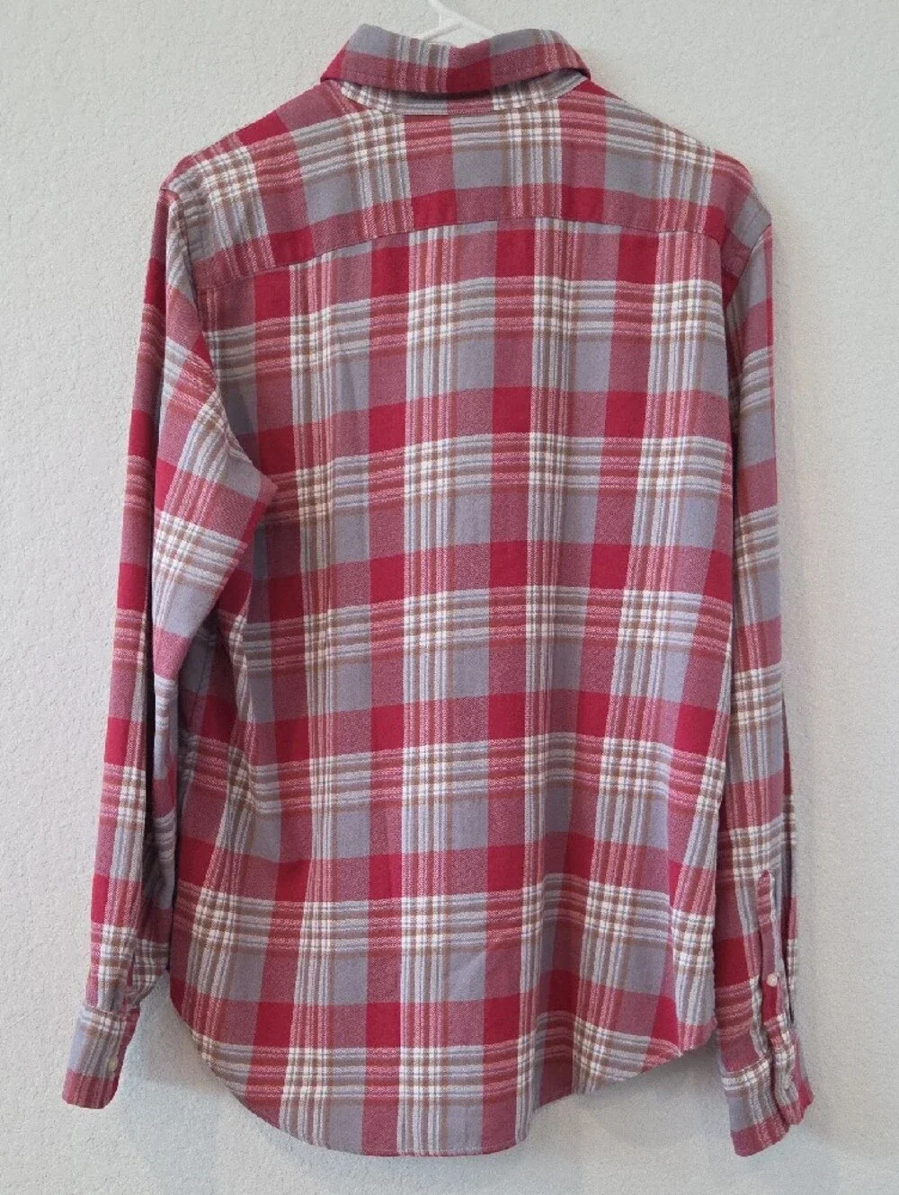 Polo by Ralph Lauren Pink and Gray Plaid Button-Down Shirt